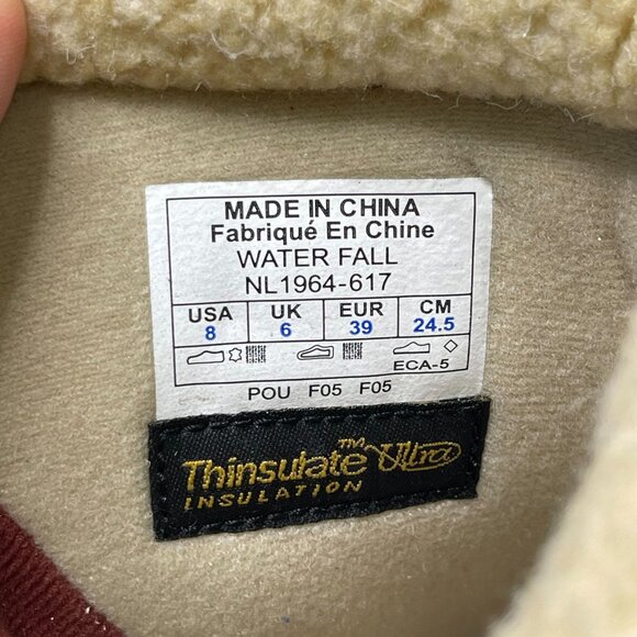 Sorel #NL1964 Women's Red Brown Waterfall Waterproof Boots Shoes Size 8 - Picture 6 of 12